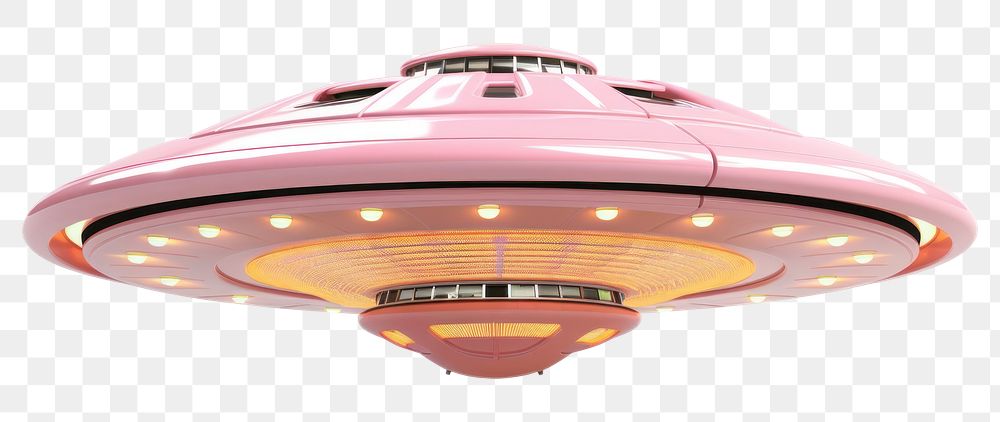 PNG Ufo white background architecture illuminated. AI generated Image by rawpixel.