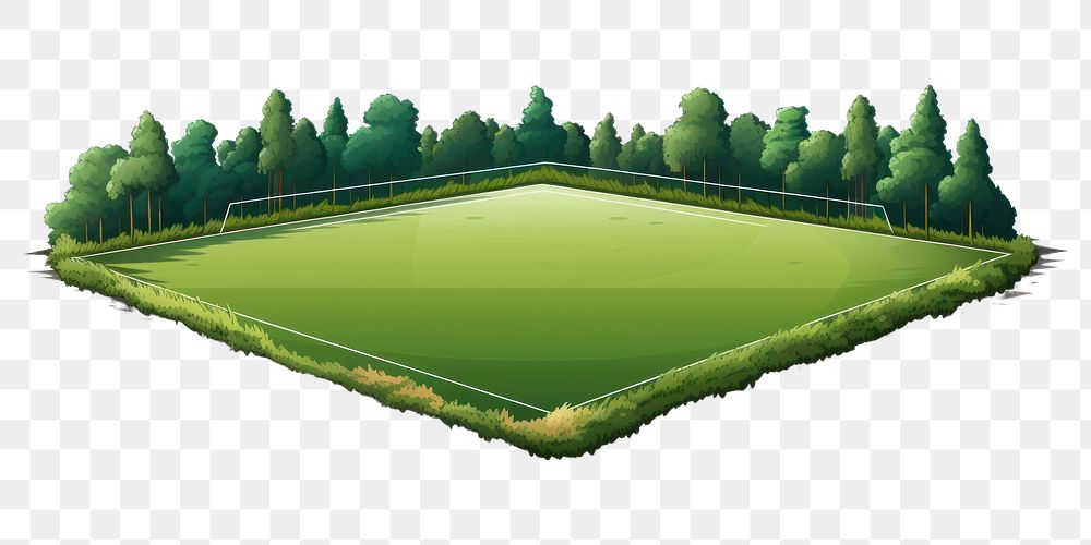 PNG  Soccer field sports tranquility grassland. AI generated Image by rawpixel.