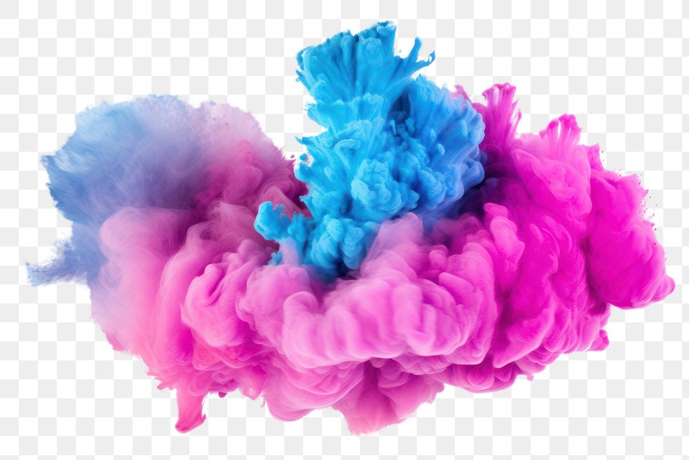 PNG Holi paint purple pink blue. AI generated Image by rawpixel.