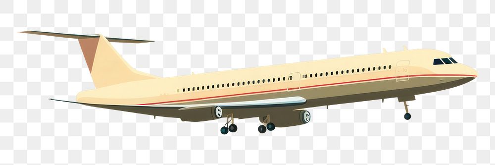 PNG Aeroplane aircraft airliner airplane. AI generated Image by rawpixel.