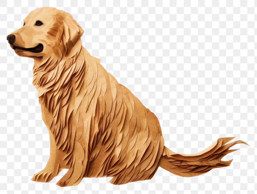 PNG Golden Retriever dog retriever animal mammal. AI generated Image by rawpixel.