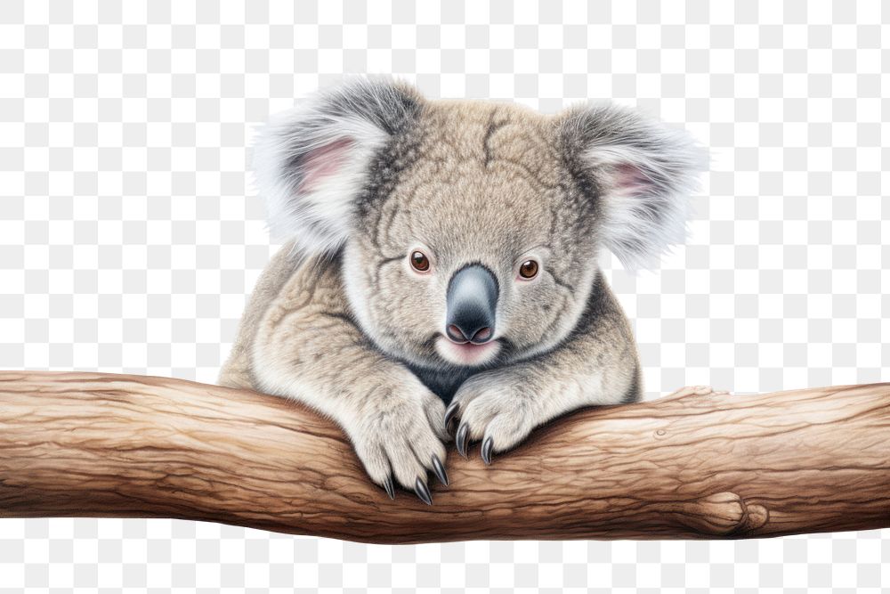PNG Wildlife mammal animal koala. AI generated Image by rawpixel.