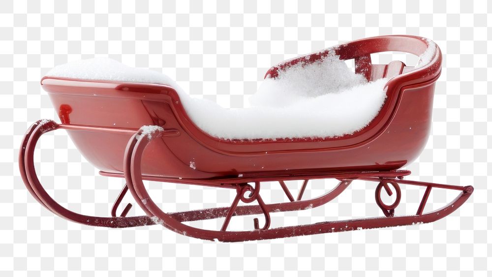 PNG Furniture sled white background wheelbarrow. AI generated Image by rawpixel.