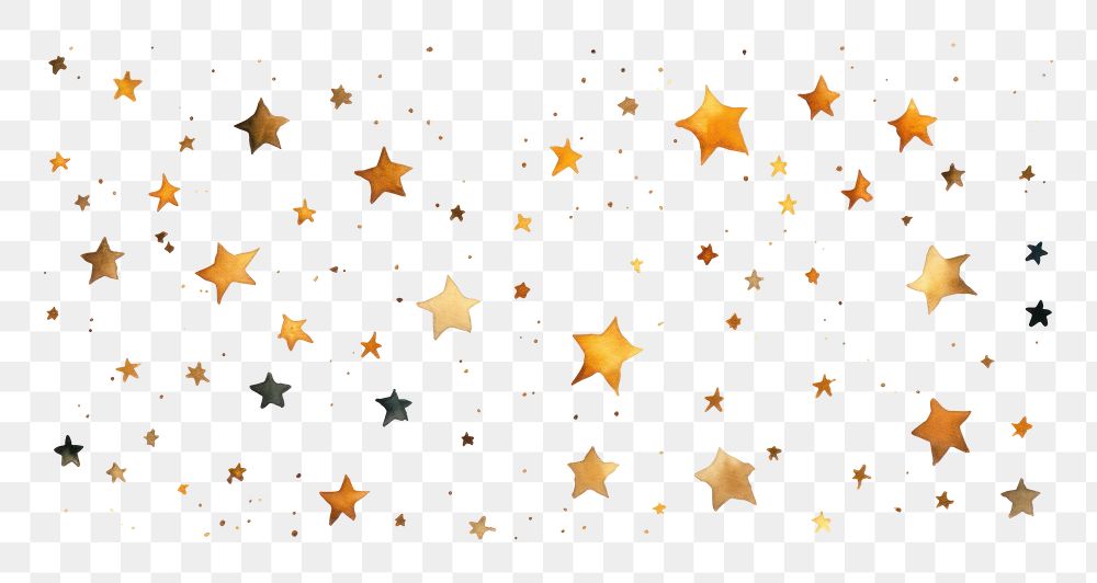 PNG Stars backgrounds confetti white background. AI generated Image by rawpixel.