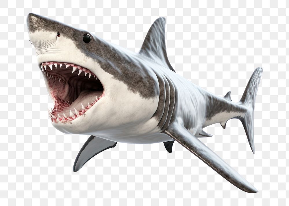 PNG Animal shark fish aggression. AI generated Image by rawpixel.