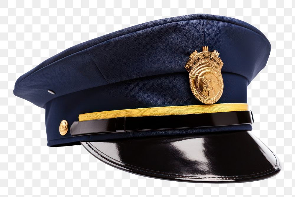 PNG Cop cap white background protection. 