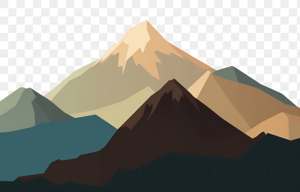 PNG Mountain landscape outdoors volcano. AI generated Image by rawpixel.