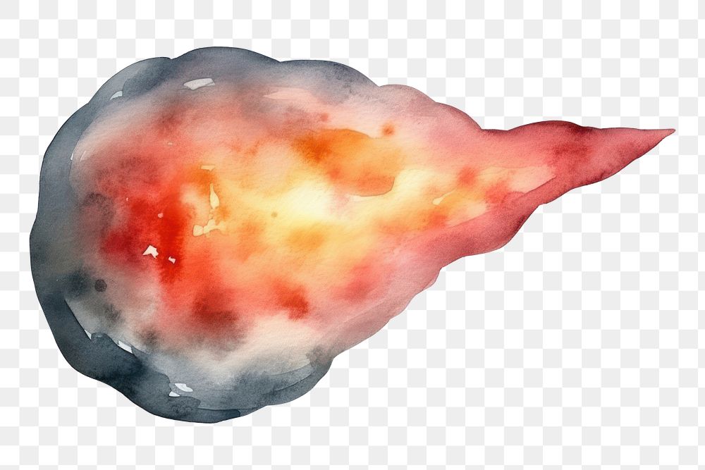 PNG Meteorite white background invertebrate zooplankton. AI generated Image by rawpixel.