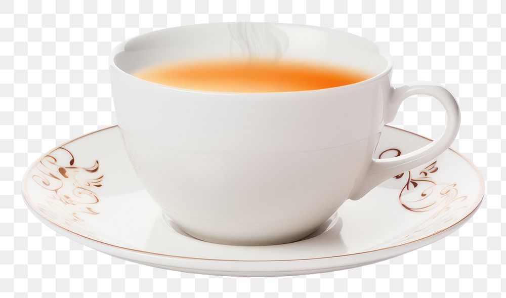 PNG Hot tea cup coffee saucer drink. 