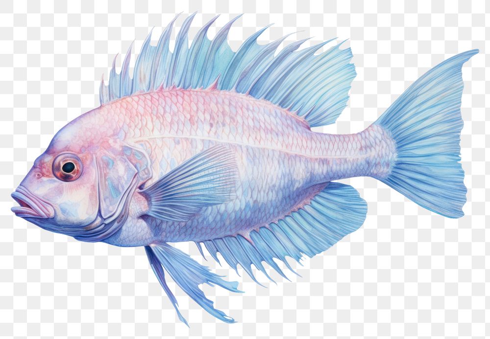 PNG Deep sea fish drawing animal  