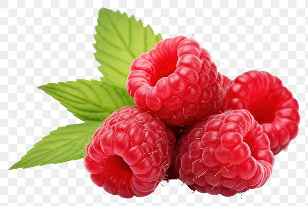 PNG Raspberry fruit plant food. AI generated Image by rawpixel.