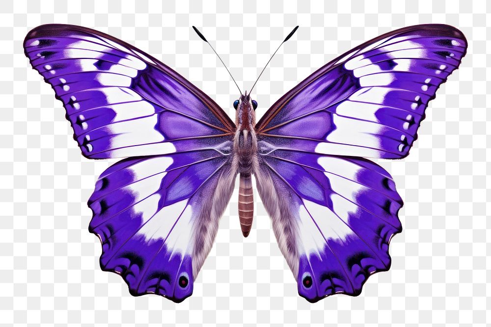 PNG Butterfly purple animal insect. AI generated Image by rawpixel.