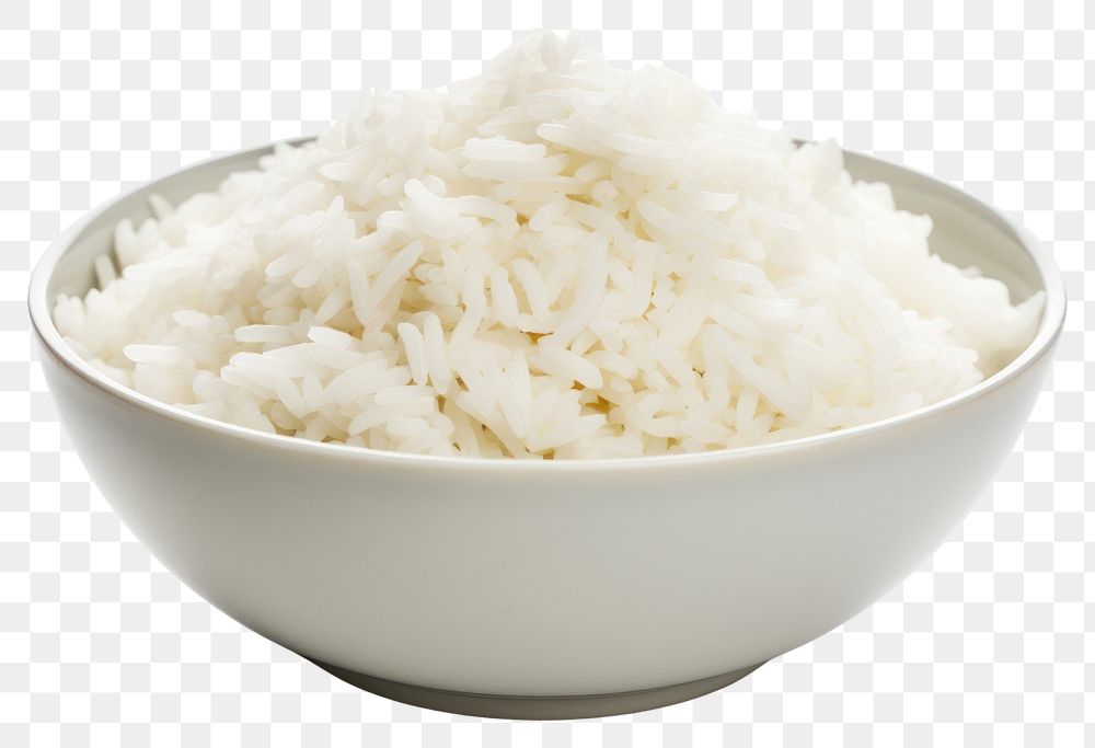 PNG Rice white food bowl. AI generated Image by rawpixel.