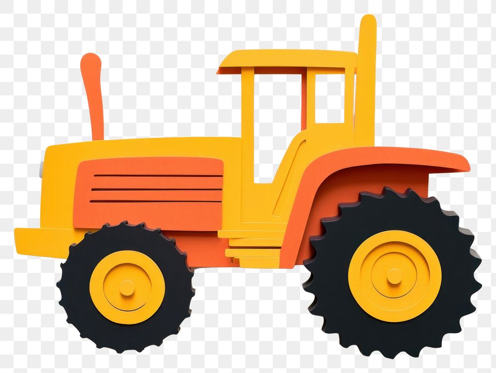 PNG Tractor  vehicle toy. AI generated Image by rawpixel.