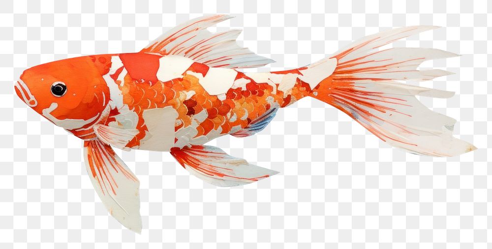PNG Goldfish animal wildlife aquarium. AI generated Image by rawpixel.