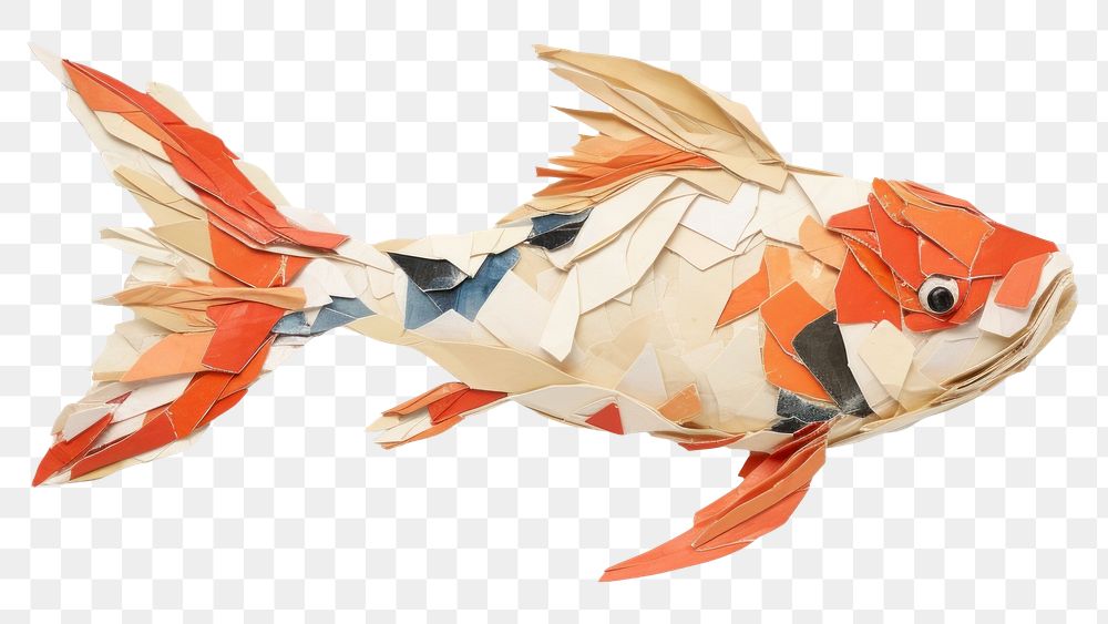 PNG Goldfish animal carp creativity. AI generated Image by rawpixel.