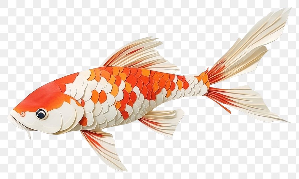 PNG Goldfish animal carp koi. AI generated Image by rawpixel.