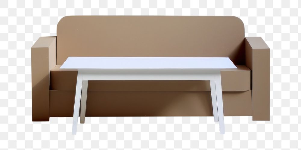 PNG Furniture table desk simplicity. AI generated Image by rawpixel.