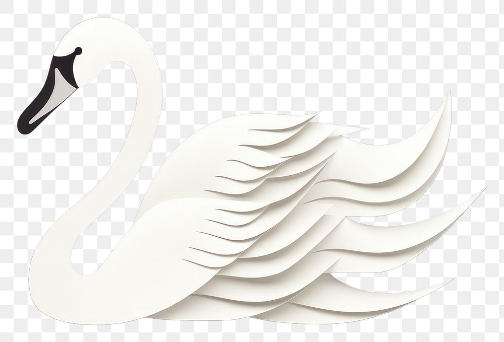 PNG Swan animal nature bird. AI generated Image by rawpixel.