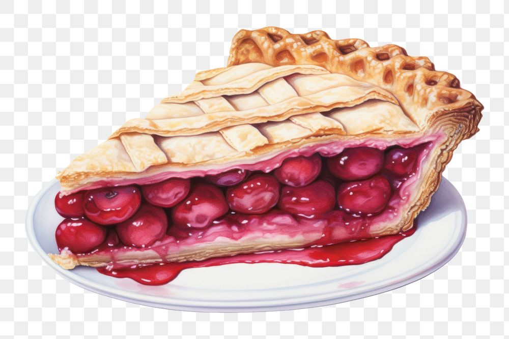 PNG Dessert food cake pie. AI generated Image by rawpixel.