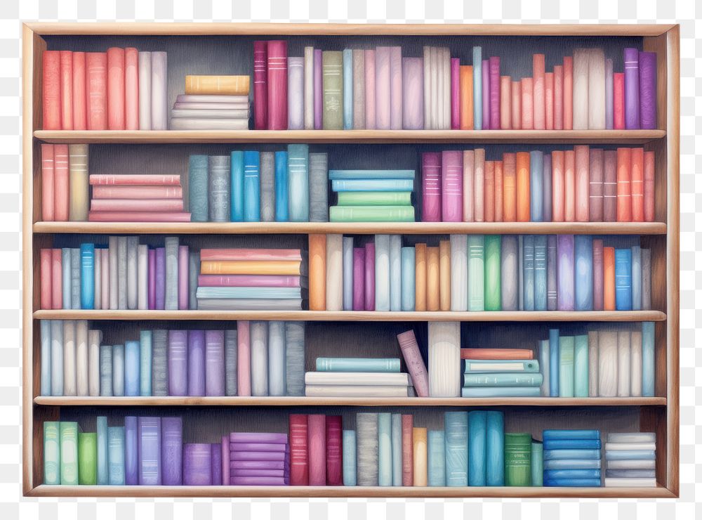 PNG Shelfbook backgrounds bookshelf furniture. 