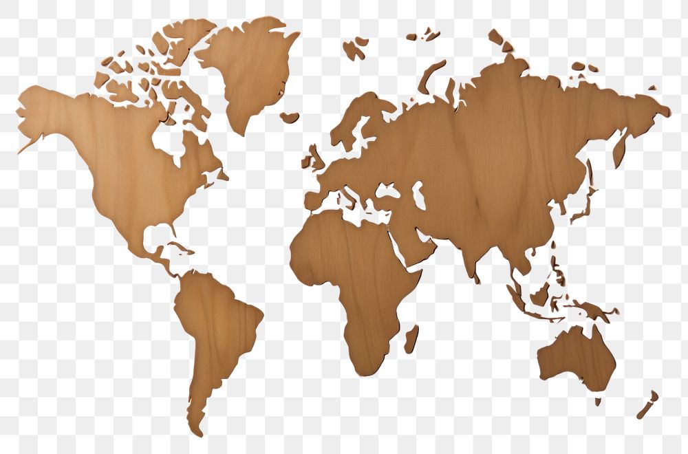 PNG World map world topography world map. AI generated Image by rawpixel.