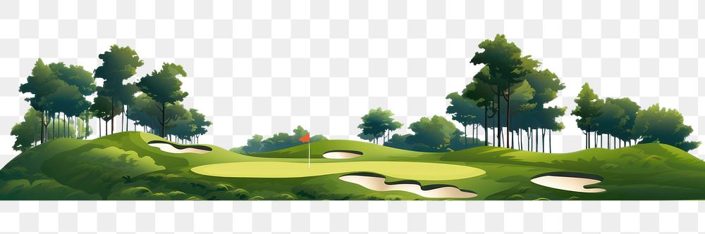 PNG Outdoors nature sports golf. AI generated Image by rawpixel.