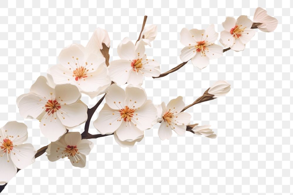 PNG White cherry blossom flower petal plant. 