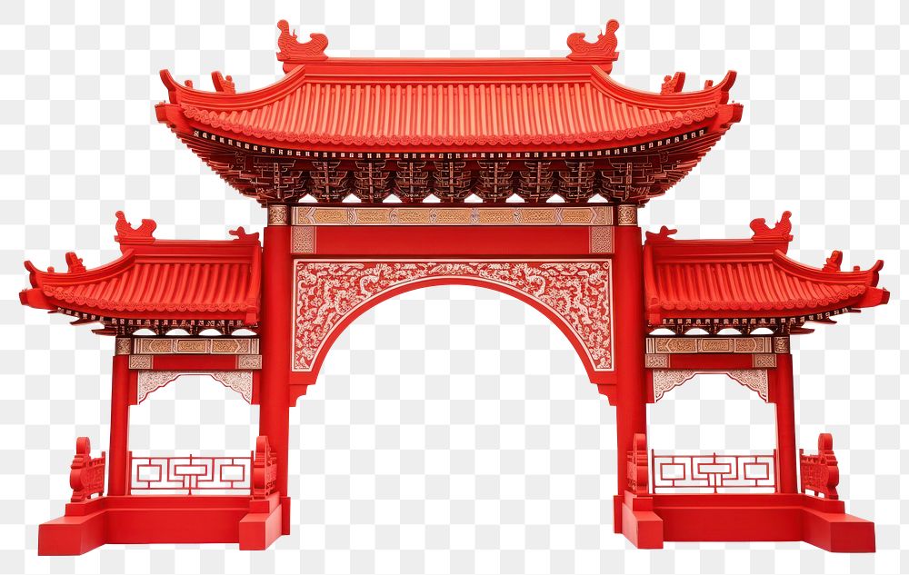 PNG Arch gate white background architecture