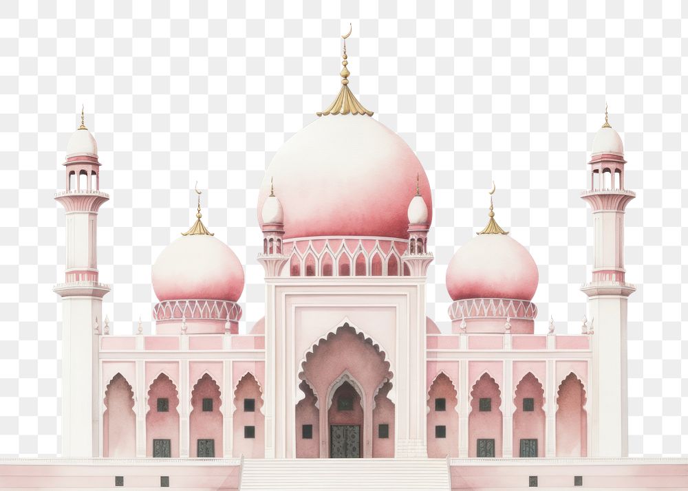 PNG Mosque architecture building dome. AI generated Image by rawpixel.