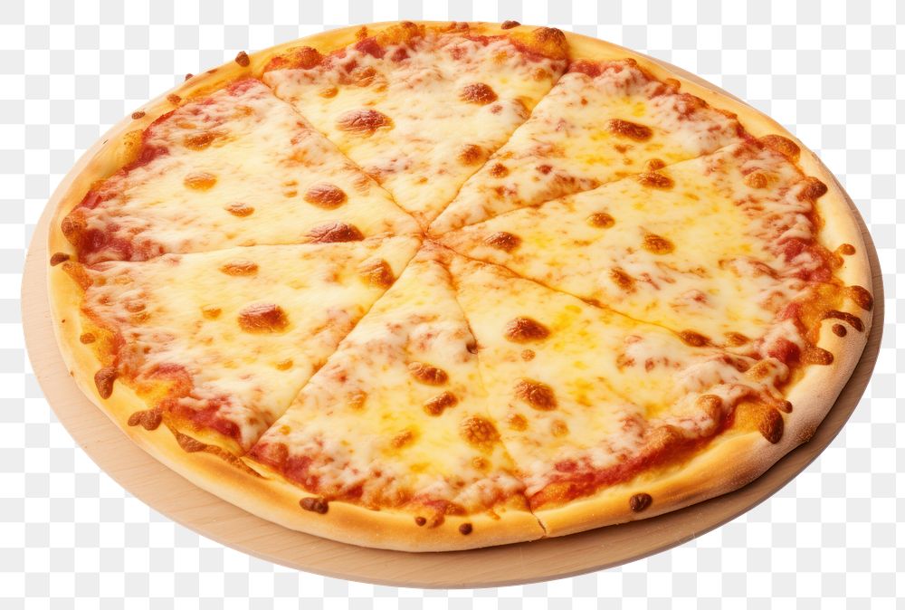 PNG Pizza cheese food white background. AI generated Image by rawpixel.