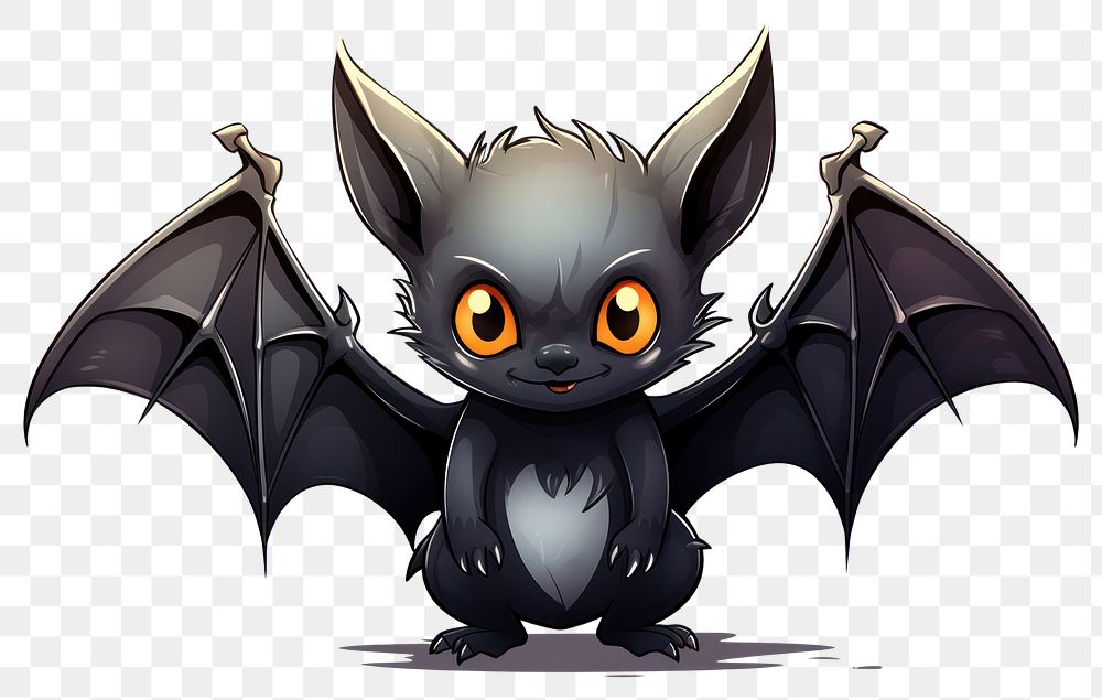 PNG  Halloween bat animal mammal cute. AI generated Image by rawpixel.
