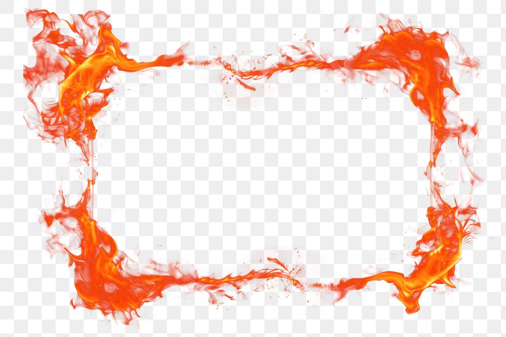 PNG Fire frame fire backgrounds | Free PNG - rawpixel