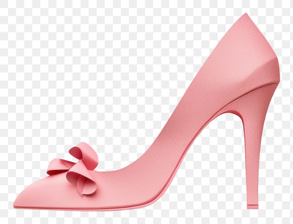 PNG Pink woman shoes footwear elegance clothing. 