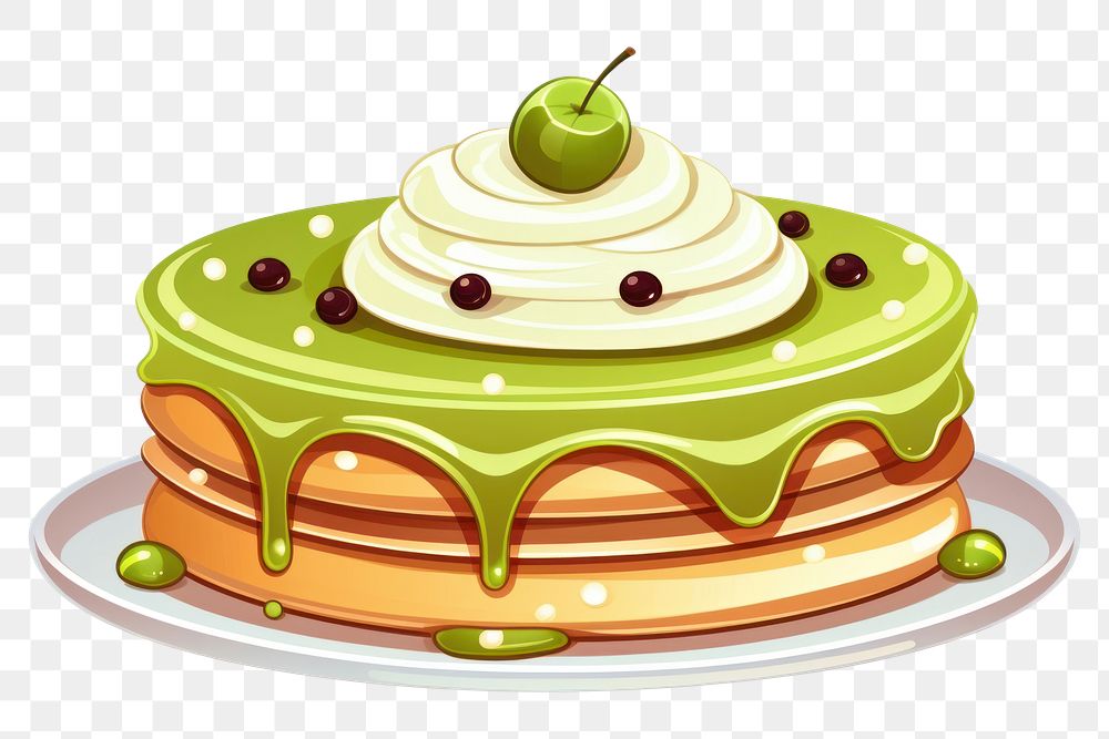 PNG Cake dessert cartoon icing. AI generated Image by rawpixel.