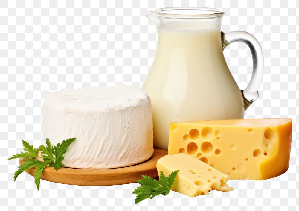 PNG Cheese milk dairy food. AI generated Image by rawpixel.