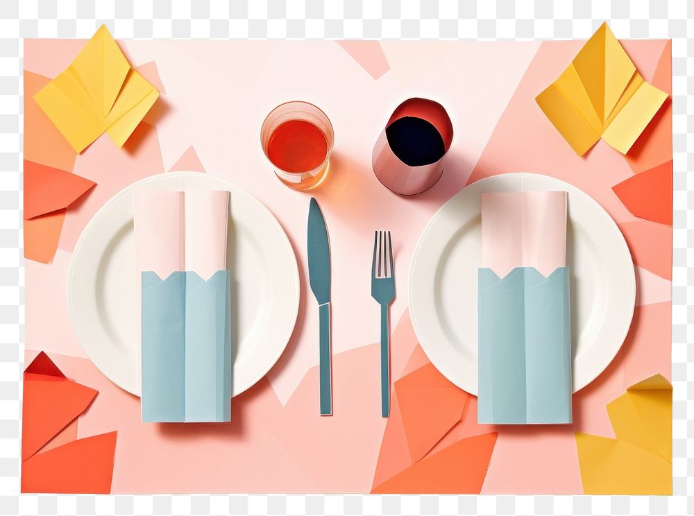 PNG Plate fork food celebration. AI generated Image by rawpixel.