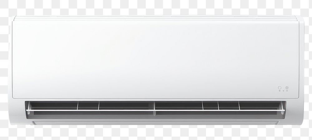 PNG Modern air conditioner white background architecture technology. AI generated Image by rawpixel.
