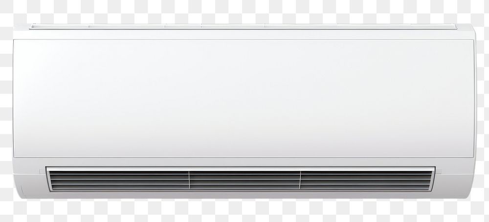 PNG Modern air conditioner white background architecture technology. AI generated Image by rawpixel.
