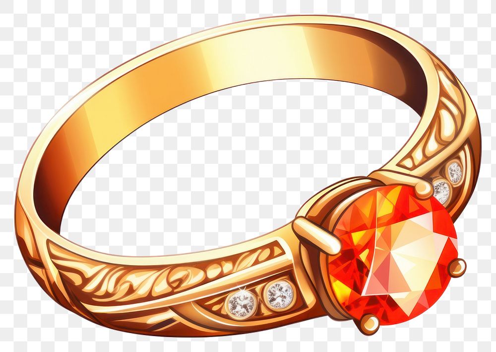 PNG  Jewelry ring gemstone diamond. AI generated Image by rawpixel.