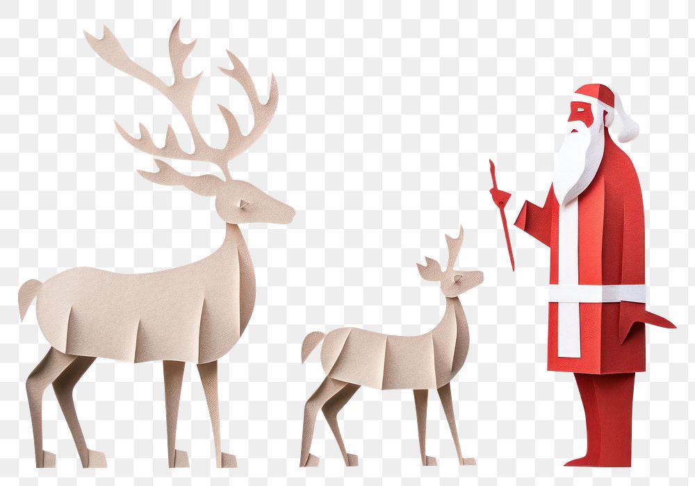 PNG Christmas animal mammal deer. AI generated Image by rawpixel.