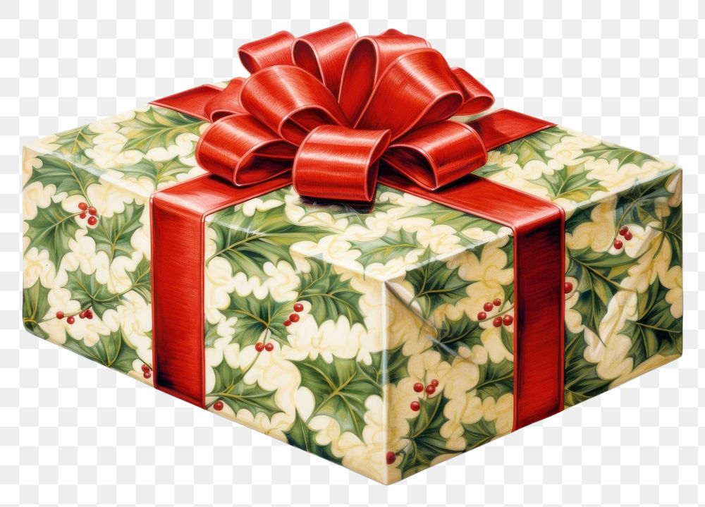 PNG A christmas present gift box  