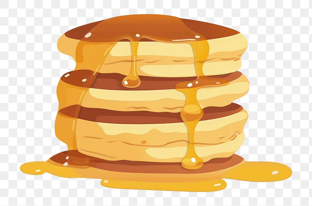 PNG Pancake syrup food breakfast. AI generated Image by rawpixel.