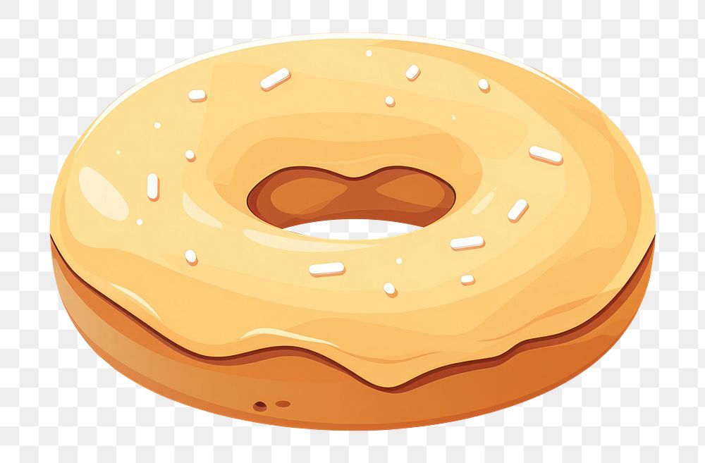 PNG Donut donut bagel food. AI generated Image by rawpixel.