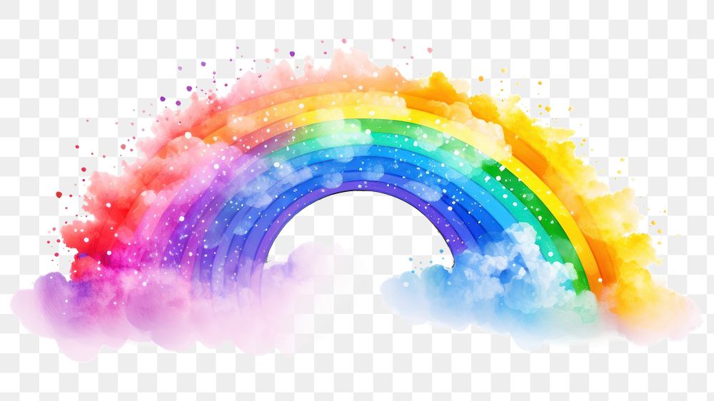 PNG Rainbow png rainbow backgrounds nature. AI generated Image by rawpixel.
