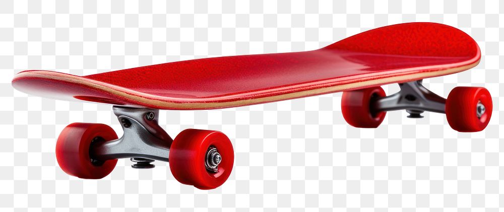 PNG Red skateboard red white background skateboarding. AI generated Image by rawpixel.