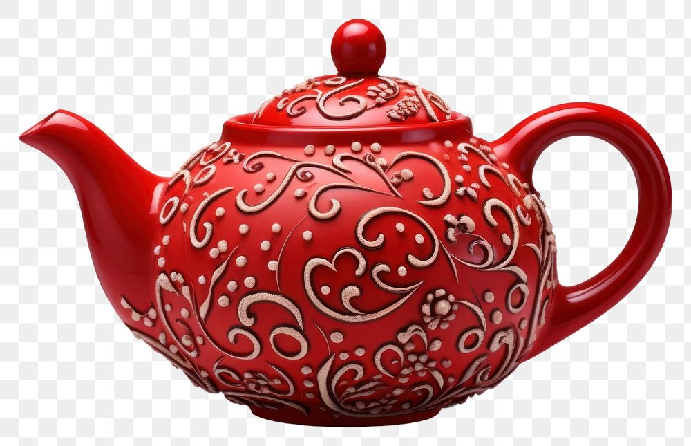 PNG Teapot decoration porcelain tableware. AI generated Image by rawpixel.