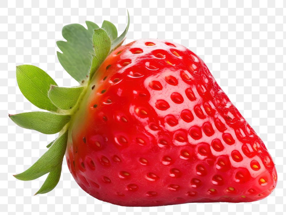 PNG Strawberry strawberry fruit plant. AI generated Image by rawpixel.