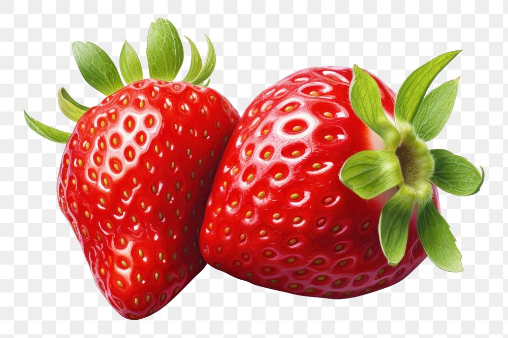 PNG Strawberry fruit plant food. AI generated Image by rawpixel.