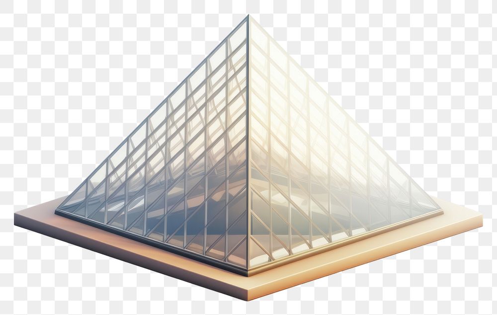 PNG Louvre museum pyramid architecture building. AI generated Image by rawpixel.